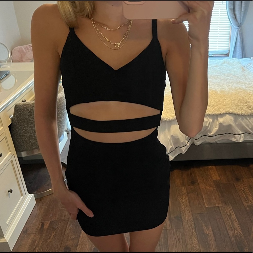 black dress